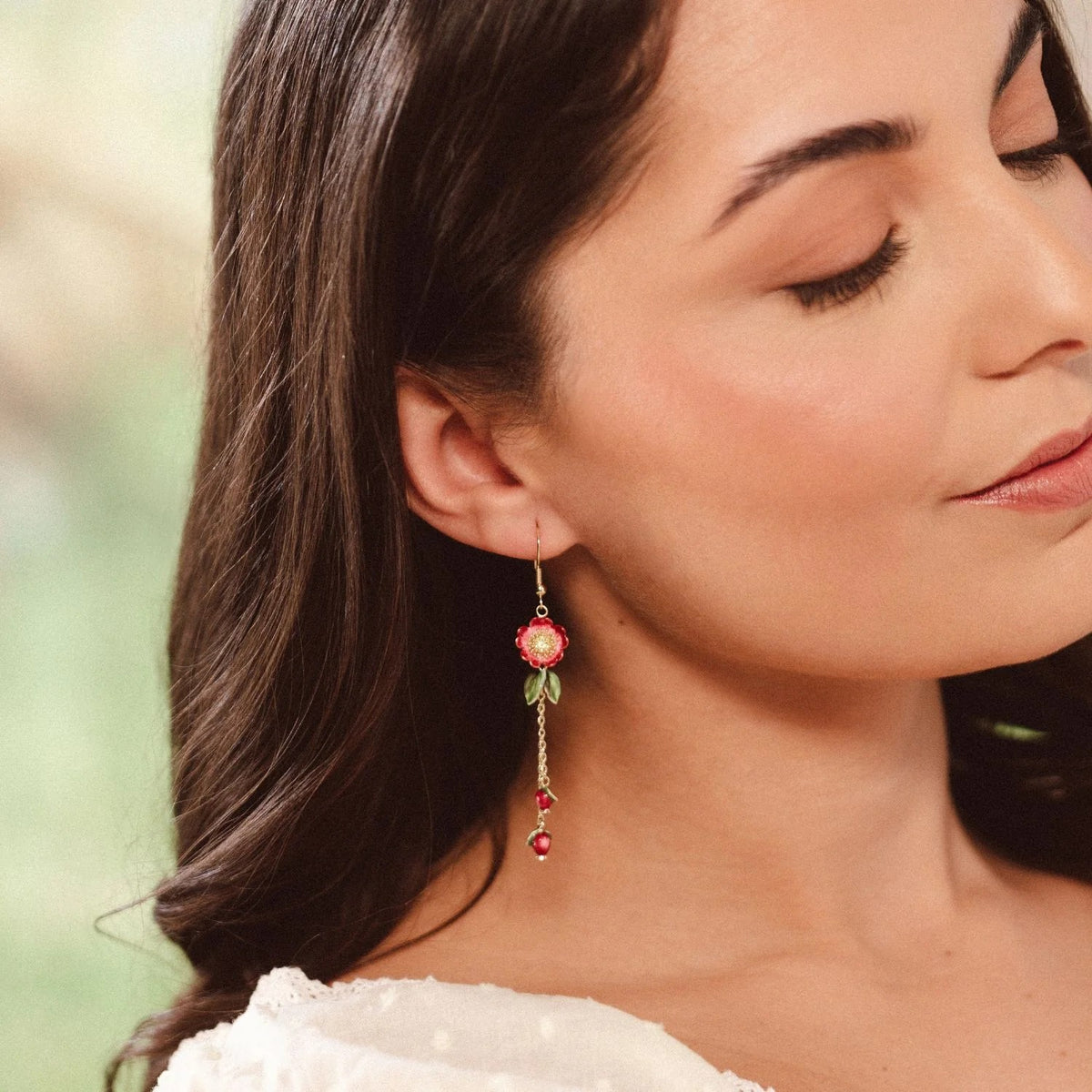 WILDFLOWER DANGLE EARRINGS