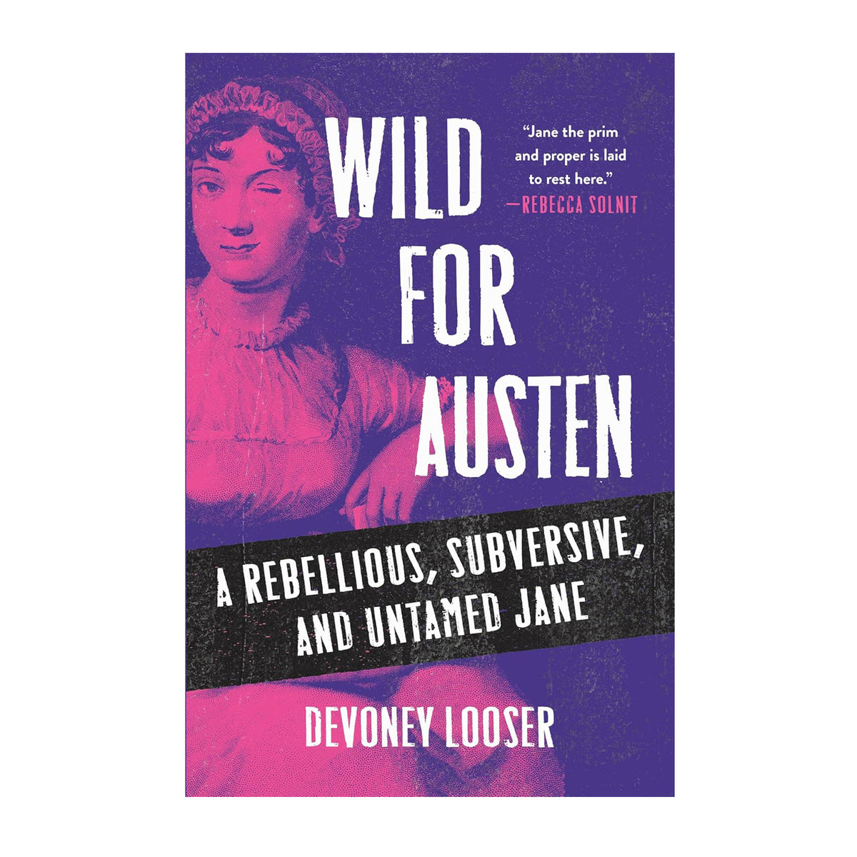 Book cover of 'Wild for Austen' with a purple and pink gradient and text.