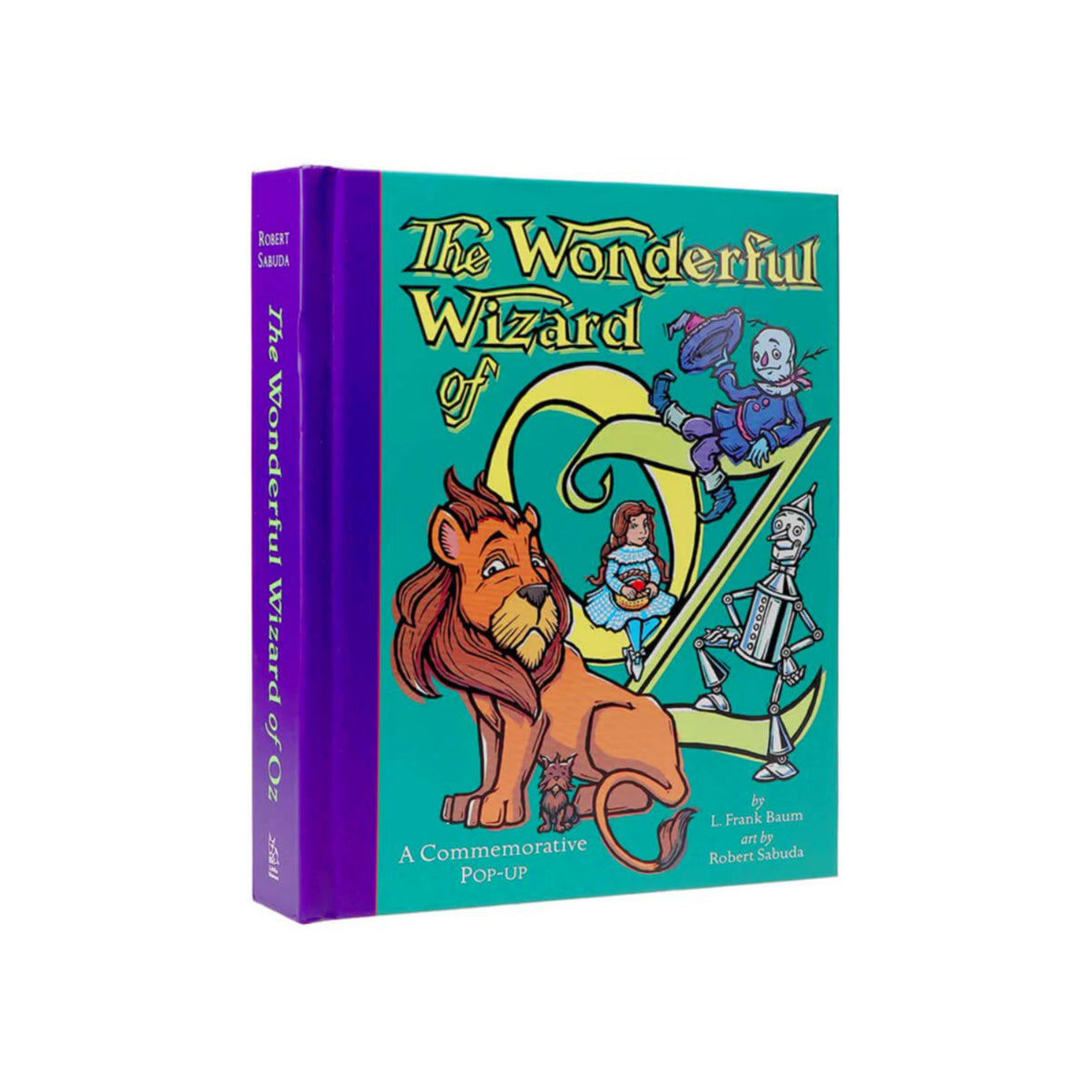 Book cover of 'The Wonderful Wizard of Oz' with colorful design on a white background