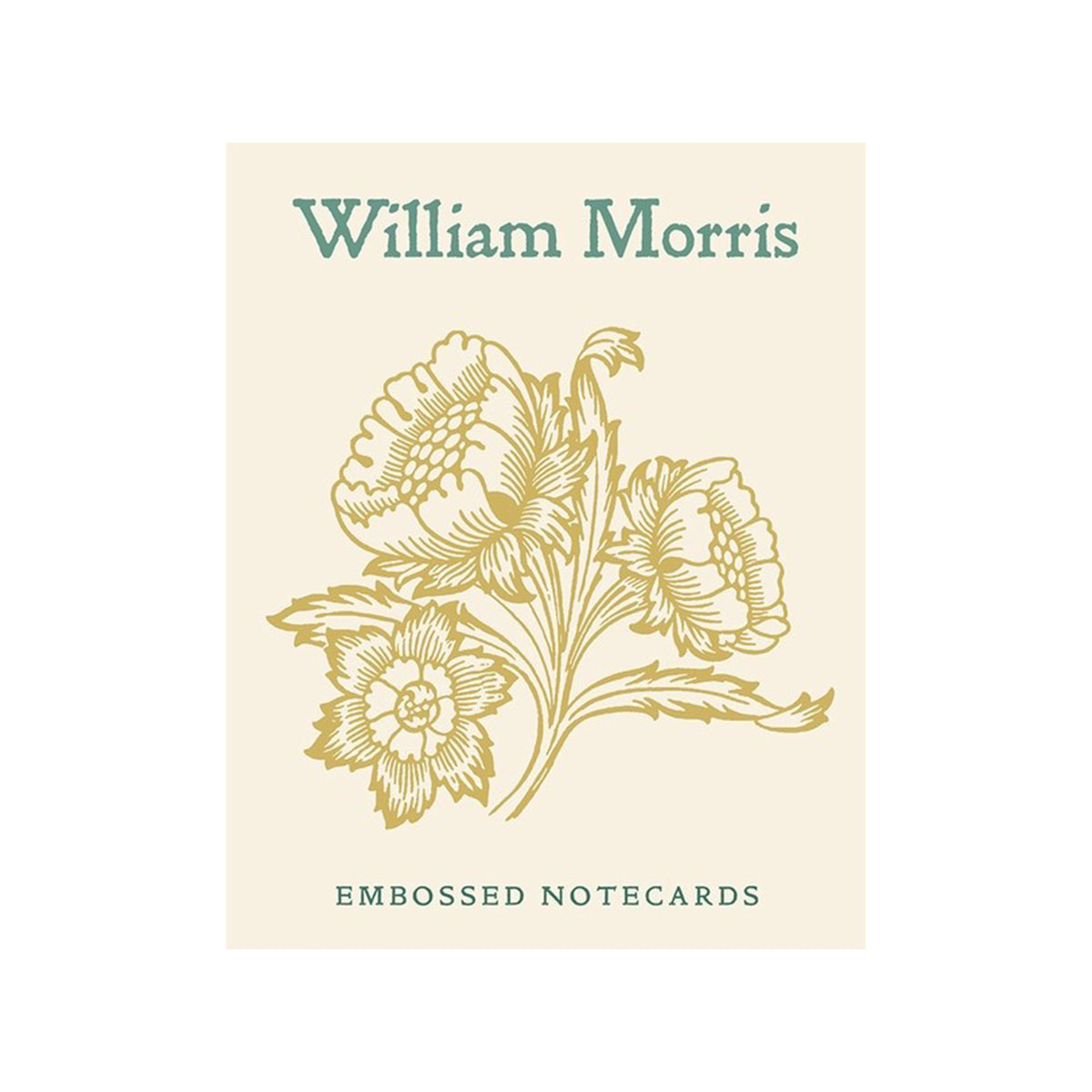 WILLIAM MORRIS EMBOSSED NOTECARDS