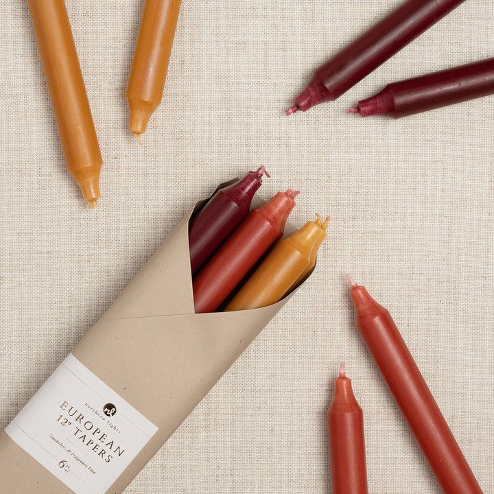 AUTUMN HARVEST TAPER CANDLES