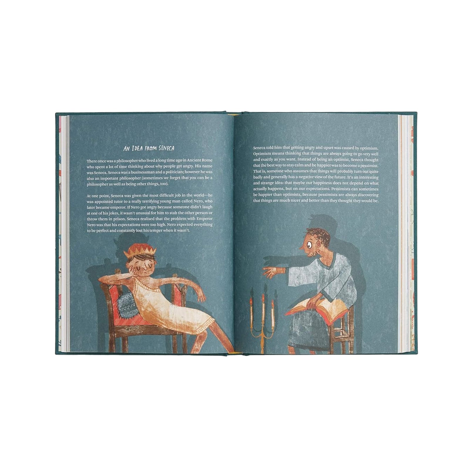 This book is designed to harness and develop children’s philosophical instincts by introducing them to the most essential philosophical ideas of history. 