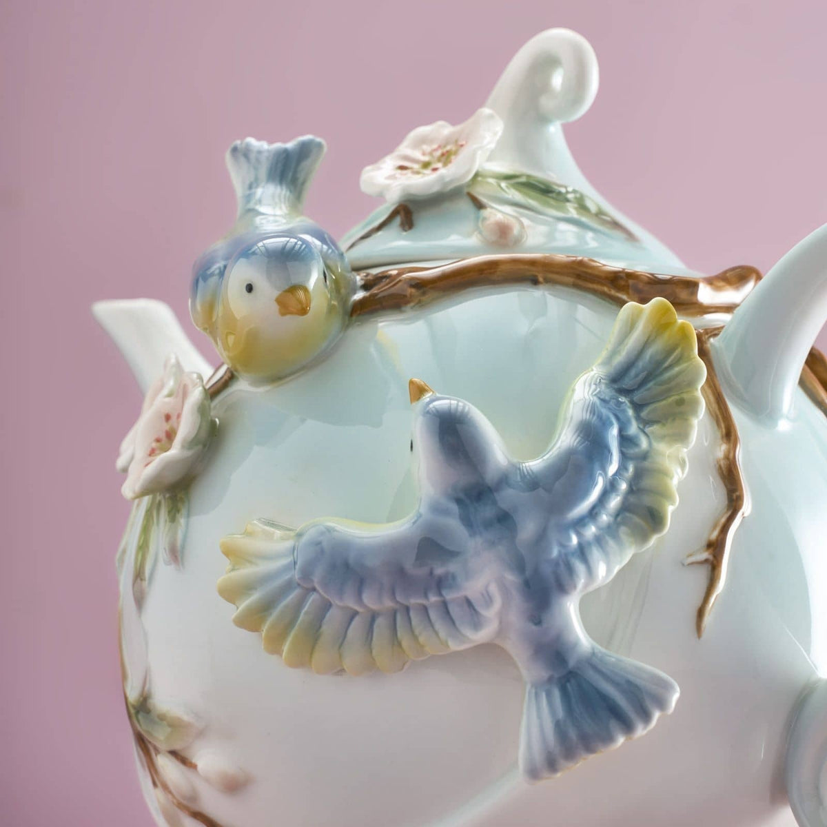 BIRDS AND BLOSSOMS TEA SET