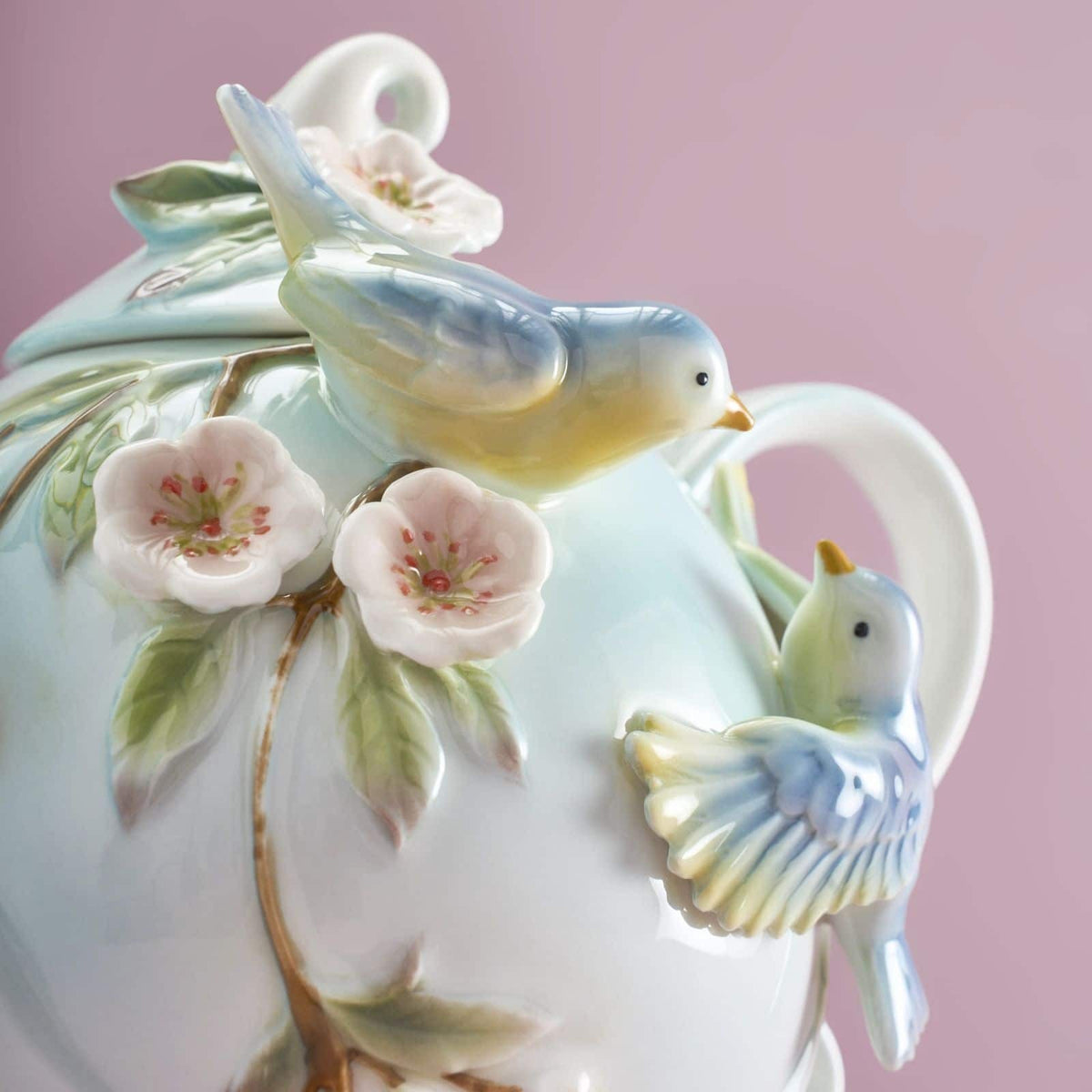 BIRDS AND BLOSSOMS TEA SET