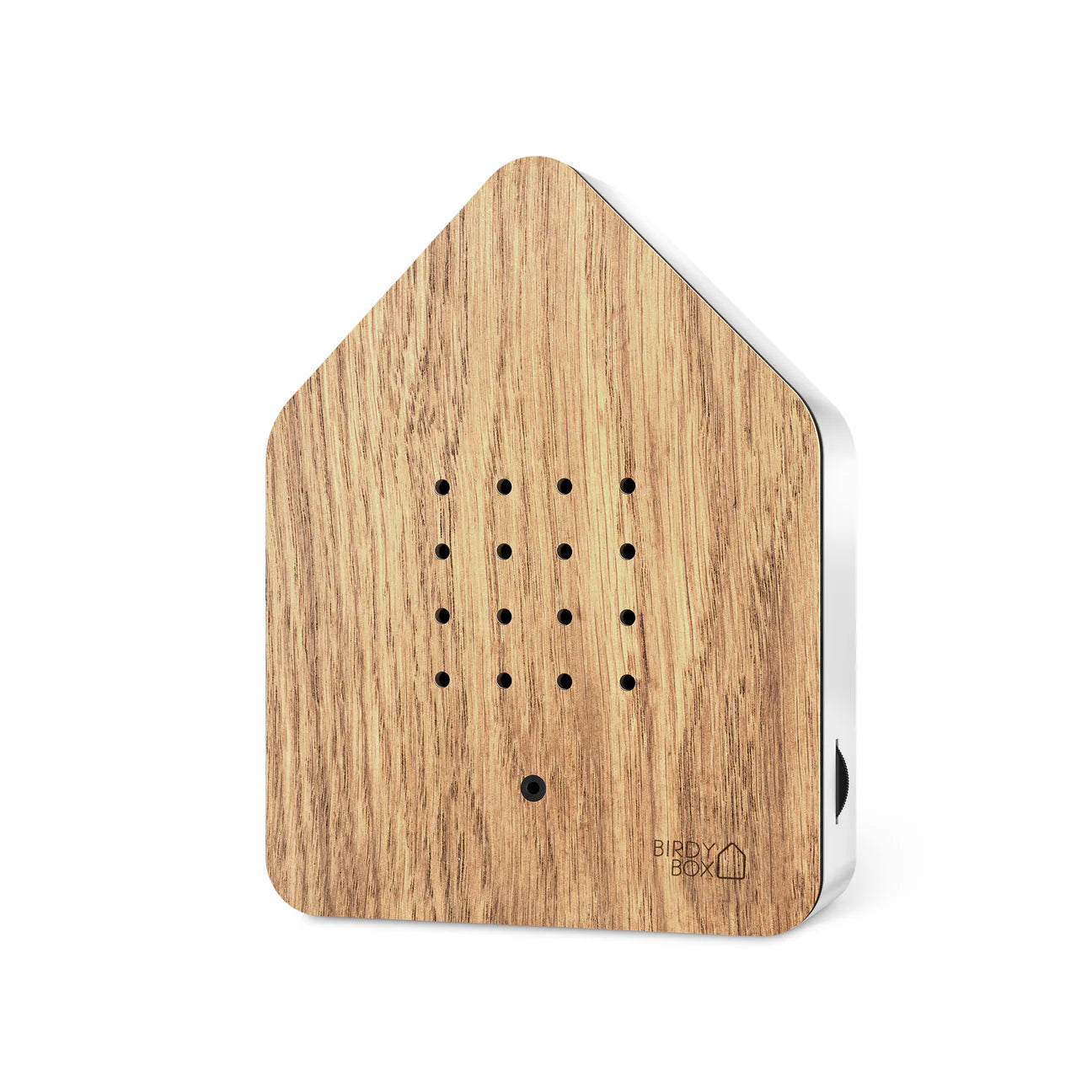 With this birdhouse-shaped design object, you can bring the birdsong from an idyllic clearing in the Black Forest into your home whenever you like. Crafted to bring a bit of nature into your home office, bedroom, living room, or hallway, the Birdybox is activated by a built-in motion detector. It emits a beautiful birdsong, like your window is open on a spring morning, which will instantly soothe and relax you and remind you to take a moment to stop and recharge.