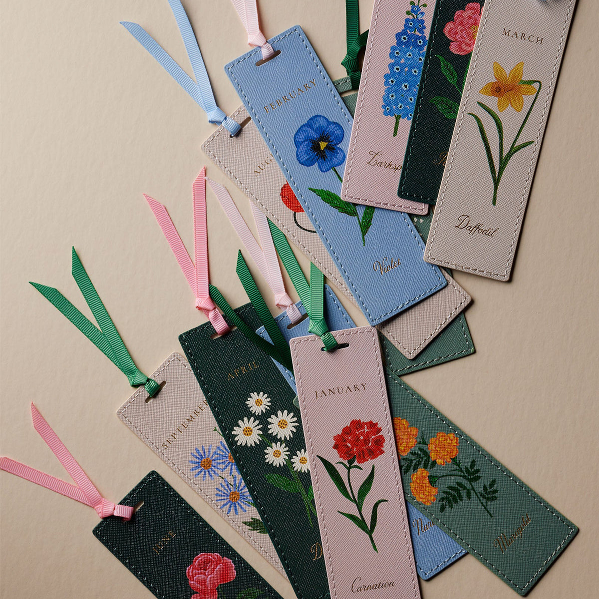 BIRTH MONTH FLOWER BOOKMARK