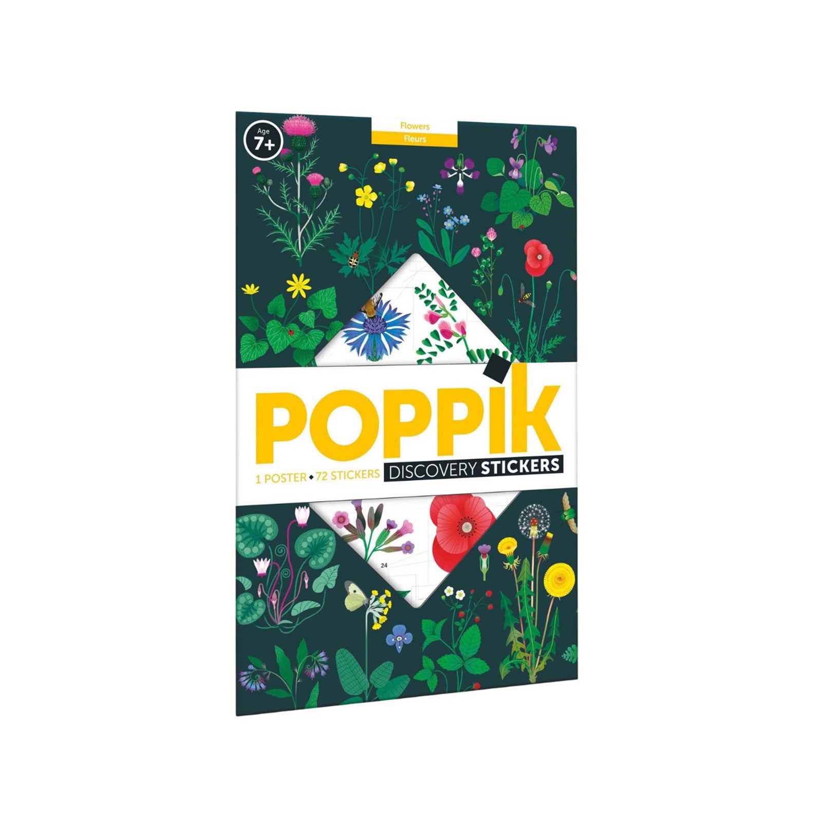 Discover this informative poster with 72 removable and illustrated stickers that combine creativity with learning! This activity is a great way to learn the names of plants and flowers. The final result is an extra-large poster that doubles as a beautiful print to display in your home.