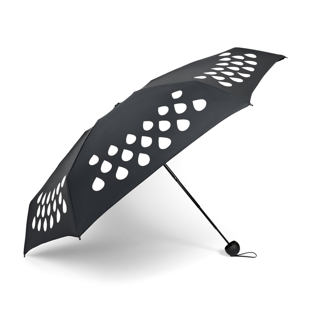 Just when you thought the venn diagram of ultra portable and attractive design would never coincide... we bring you this color changing compact umbrella.