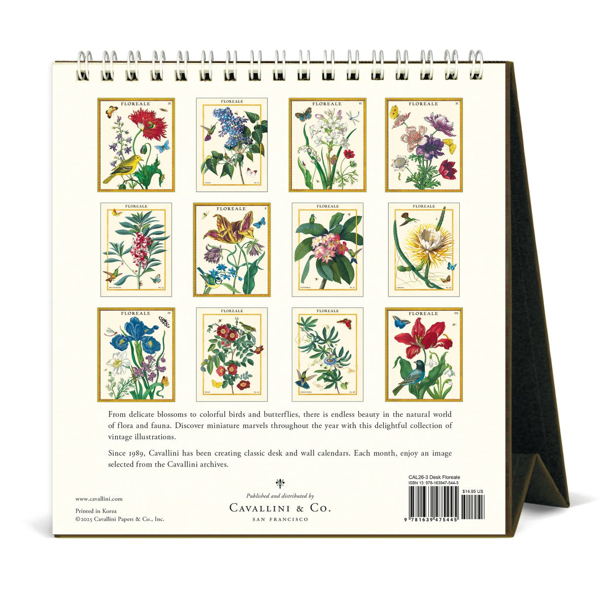FLOREALE 2026 DESK CALENDAR