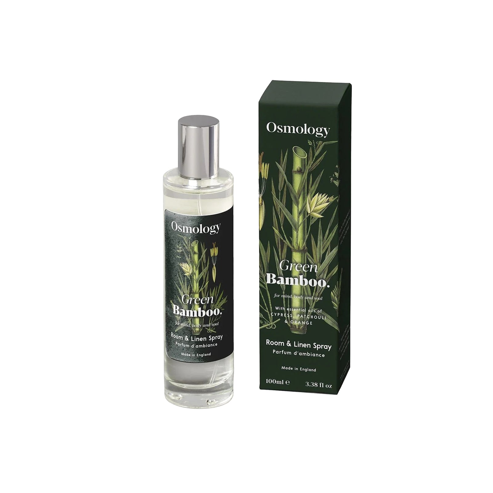 Enhance your relaxation with our Green Bamboo Pillow Mist. The refreshing scents of cypress, patchouli, and orange will instantly uplift your mood.