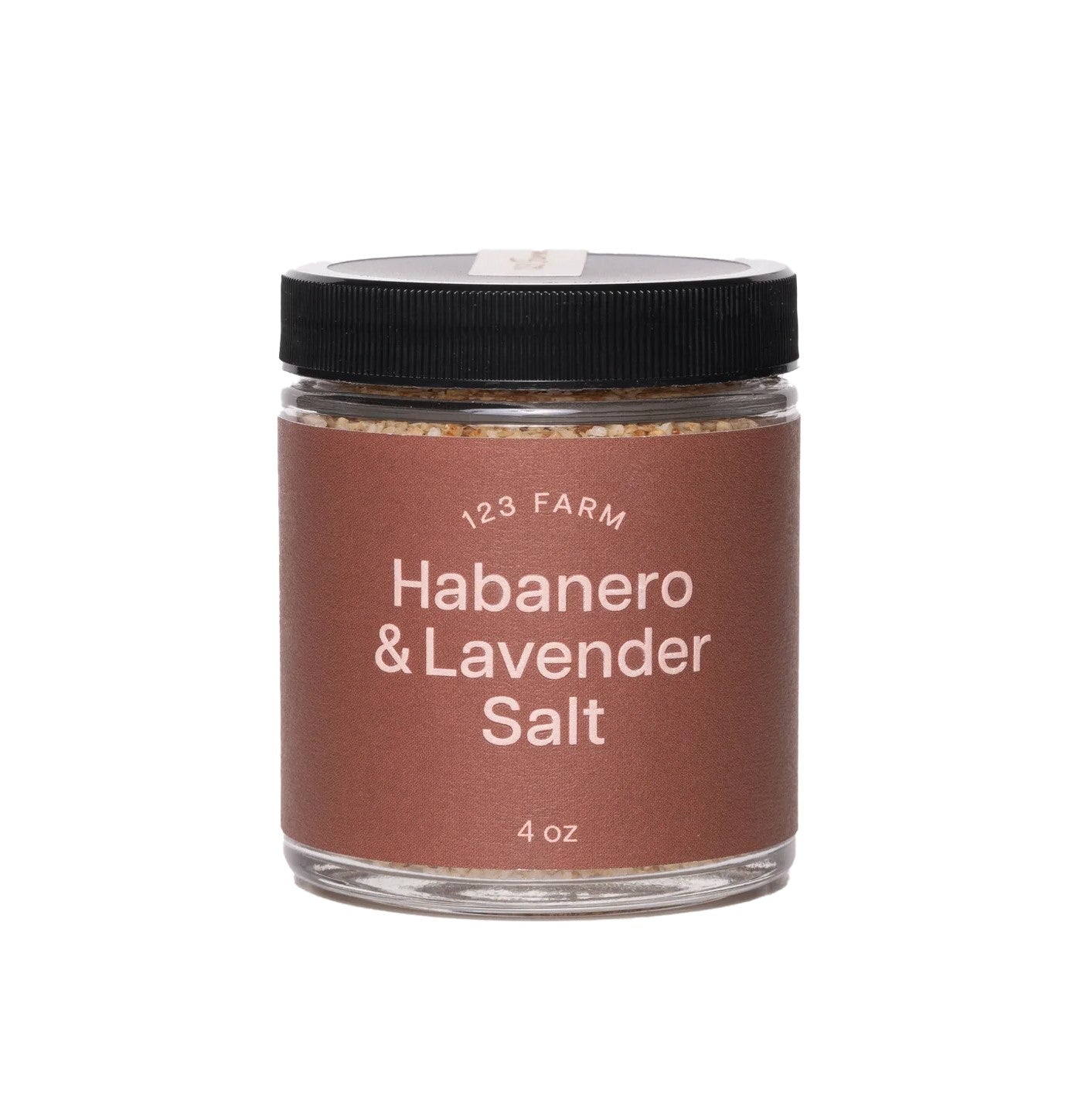 This habanero and lavender-infused salt combines the fiery heat of habanero peppers with the delicate floral notes of lavender, creating a unique and punchy seasoning for gourmet dishes. Ingredients: sea salt, organic ground habanero pepper, organic lavender 4 oz. glass jar