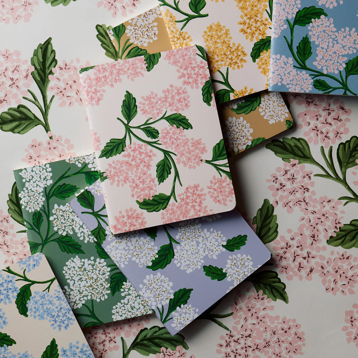 HYDRANGEA POCKET NOTEBOOK BOXED SET
