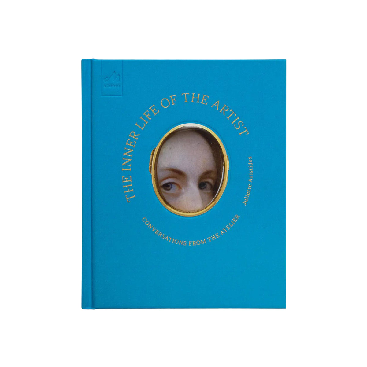 Blue book titled &#39;The Inner Life of the Artist&#39; with a circular portrait on the cover.
