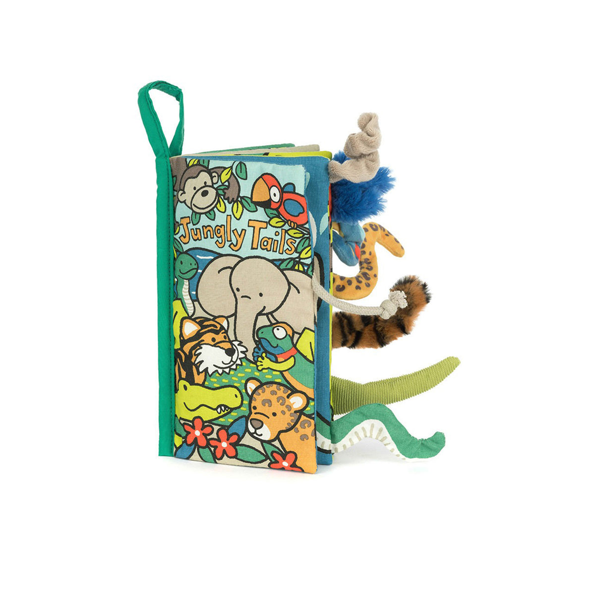This cute touch-and-feel cloth book features vibrant images and a crinkly cover, providing a tactile experience as children learn about their favorite animals.