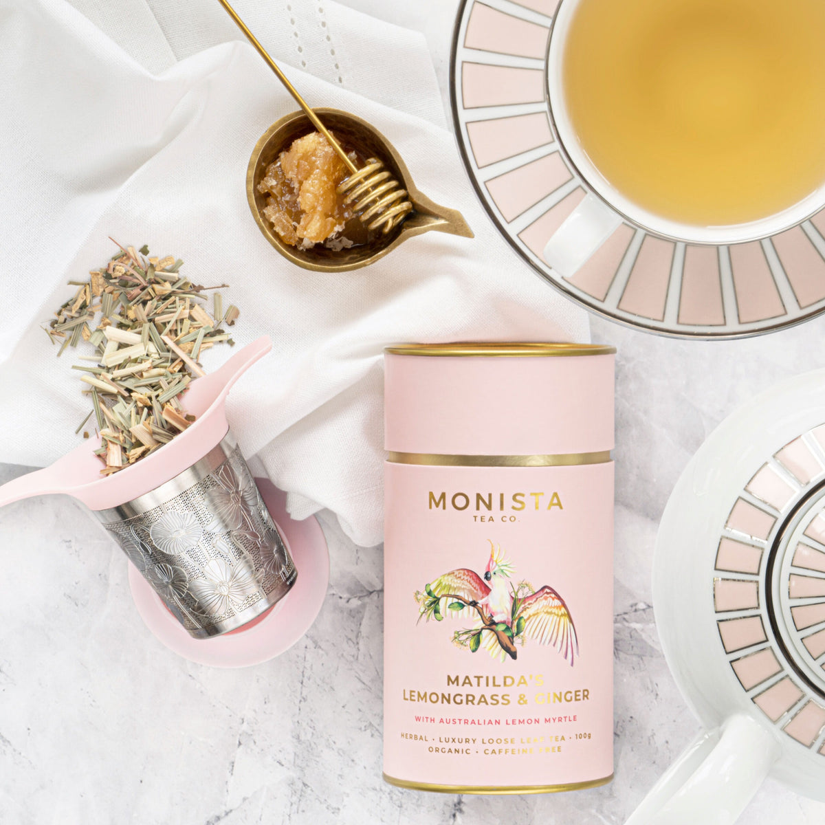 MATILDA&#39;S LEMONGRASS &amp; GINGER TEA CANISTER