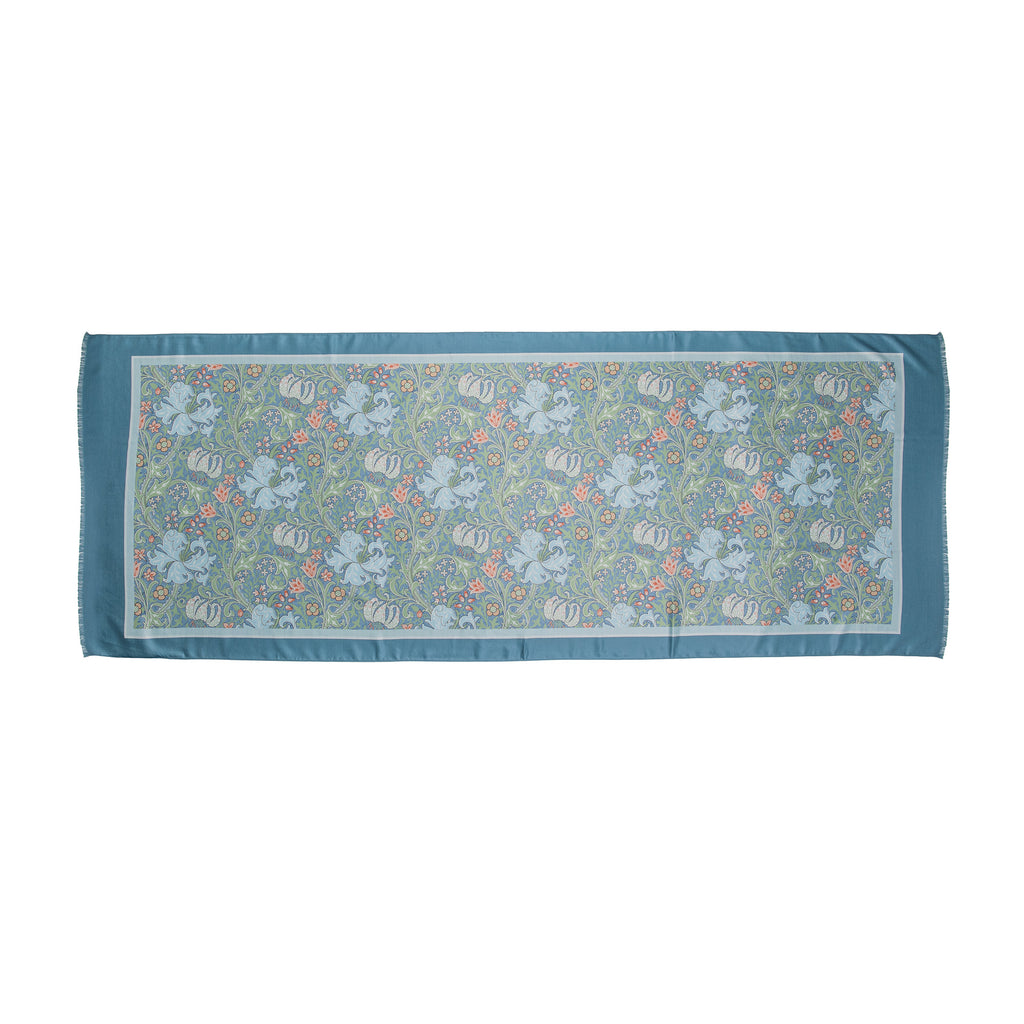 Wrap yourself in our luxurious wearable art by William Morris with this stylish and silky-soft shawl. This oversized shawl can be worn as a scarf or wrap.