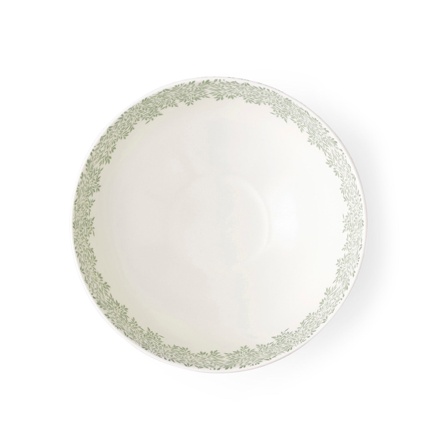Bring British craftsmanship to your table in style with this serving bowl from Spode’s Morris & Co. collection. Featuring the Standen pattern from Morris & Co.’s archive, this bowl can be used as a fruit bowl or for serving pasta dishes and salads to a crowd. The delicate leaves of the design intertwine around the edge of the inside and outside of the bowl, making a statement from every angle