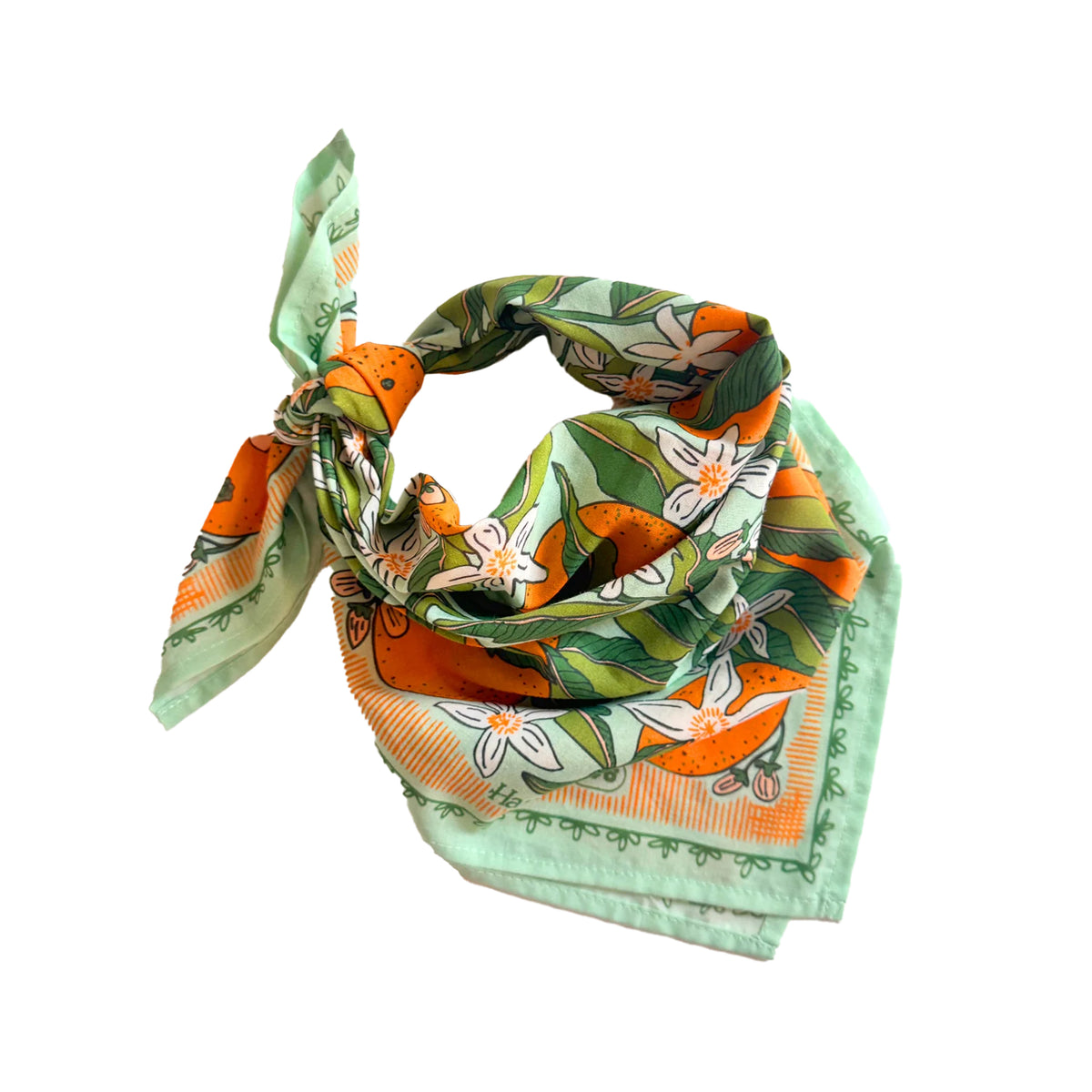 ORANGE BLOSSOM BANDANA