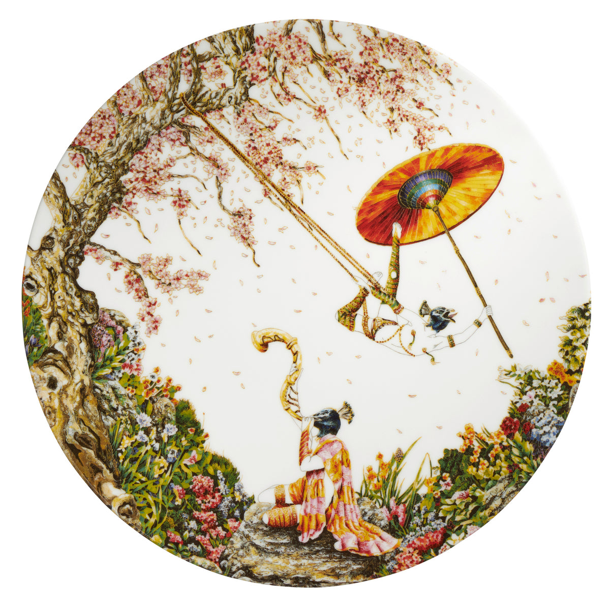 RAQIB SHAW LIMOGES PORCELAIN PLATES