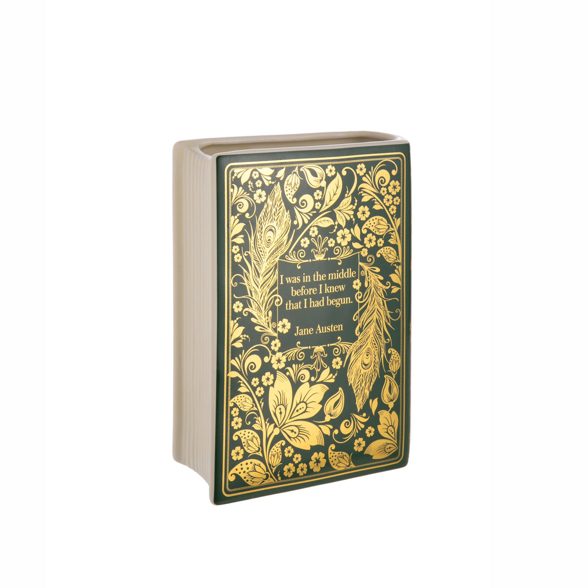 PRIDE AND PREJUDICE BOOK VASE