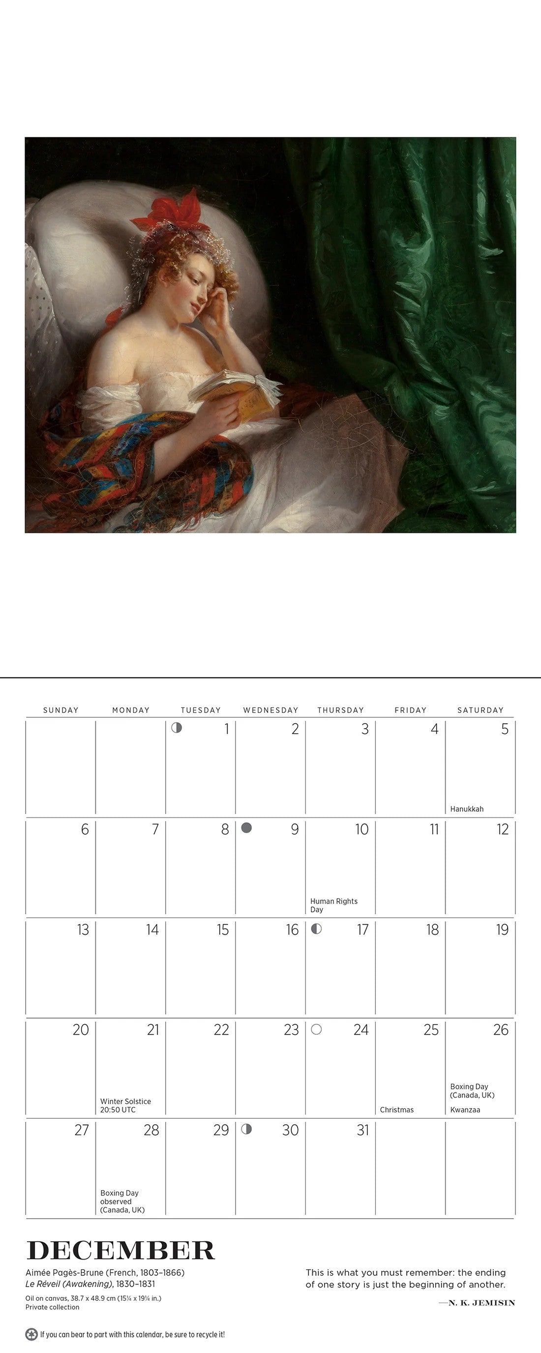 THE READING WOMAN 2026 WALL CALENDAR