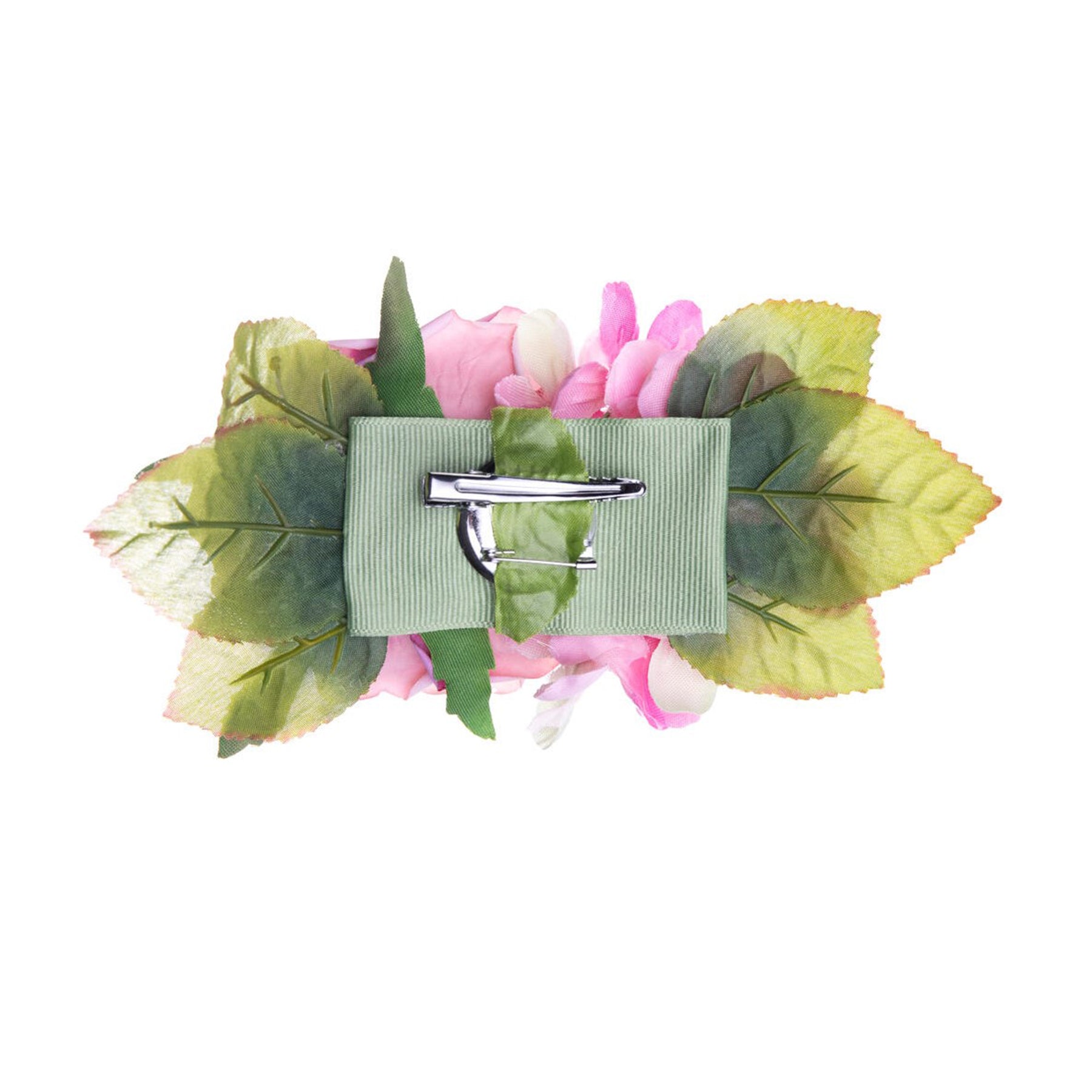 Add a touch of nature to your look with our stunning rose and hydrangea pin! Featuring lifelike blooms and intricately detailed leaves, this exquisite accessory captures the beauty of these flowers in full bloom. This lightweight pin has both a safety pin and clip backing, making it easy to attach to your favorite clothing or accessory to enhance your outfit effortlessly