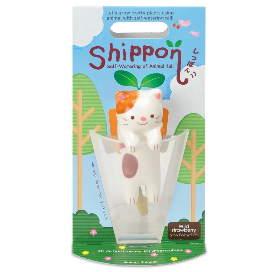 Here’s a grow kit for those who don’t always remember to water their plants! This adorable grow kit has a miniature ceramic planter in which to plant your seeds and watch them grow, but the best part is the cute kitty attached to the planter! The cat’s paws can hang over the edge of a cup or jar, and when you add water to the cup, the cat’s tail dips into the water, creating the cutest drip irrigation system you will ever see!