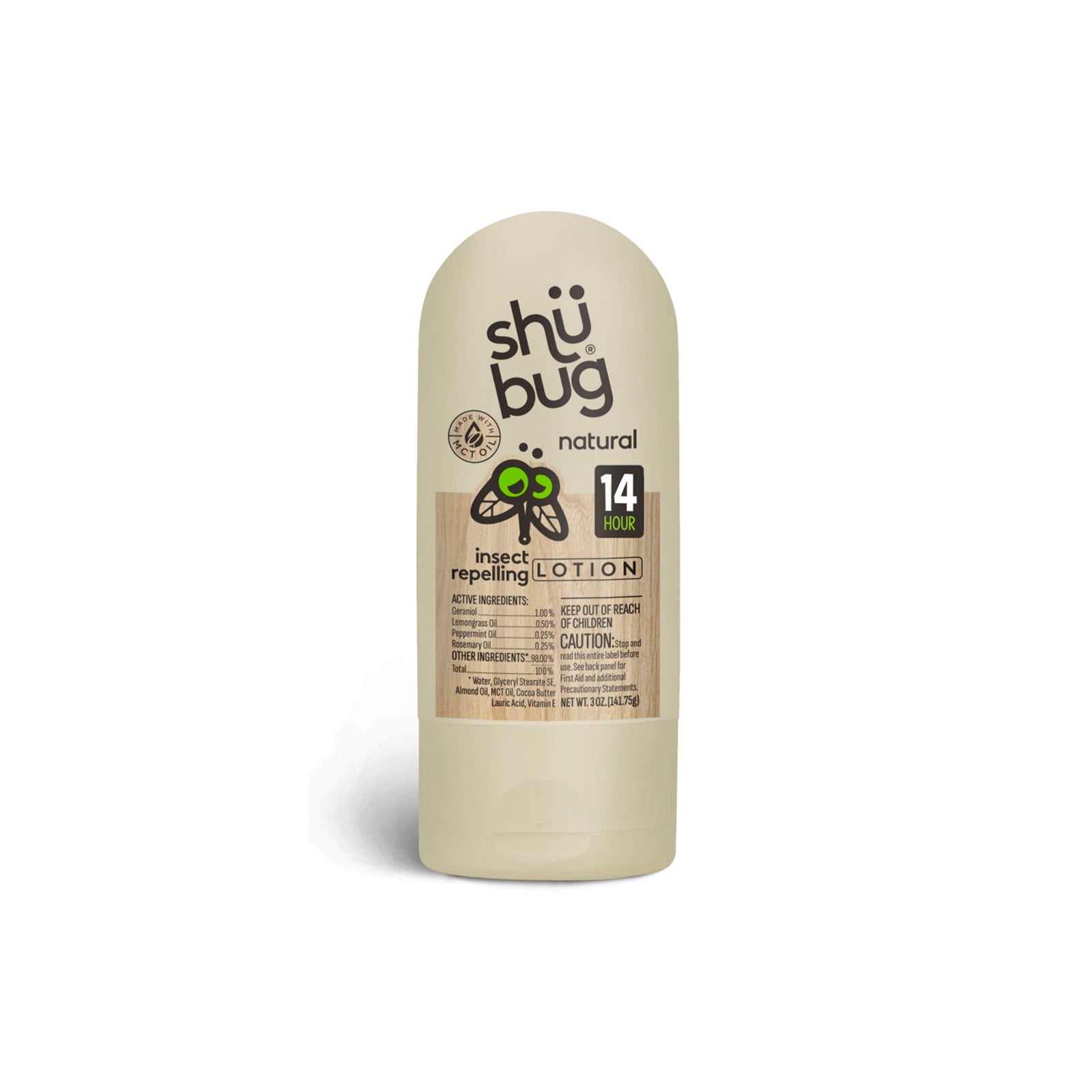 Don't let pesky mosquitoes keep you away from the outdoors! This lotion is crafted from 100% natural oils, including Walnut Oil and Coconut MCT Oil, known for their soothing and moisturizing properties. Just a small amount can offer 10-14 hours of non-irritating insect protection. Lasts up to 10-14 hours