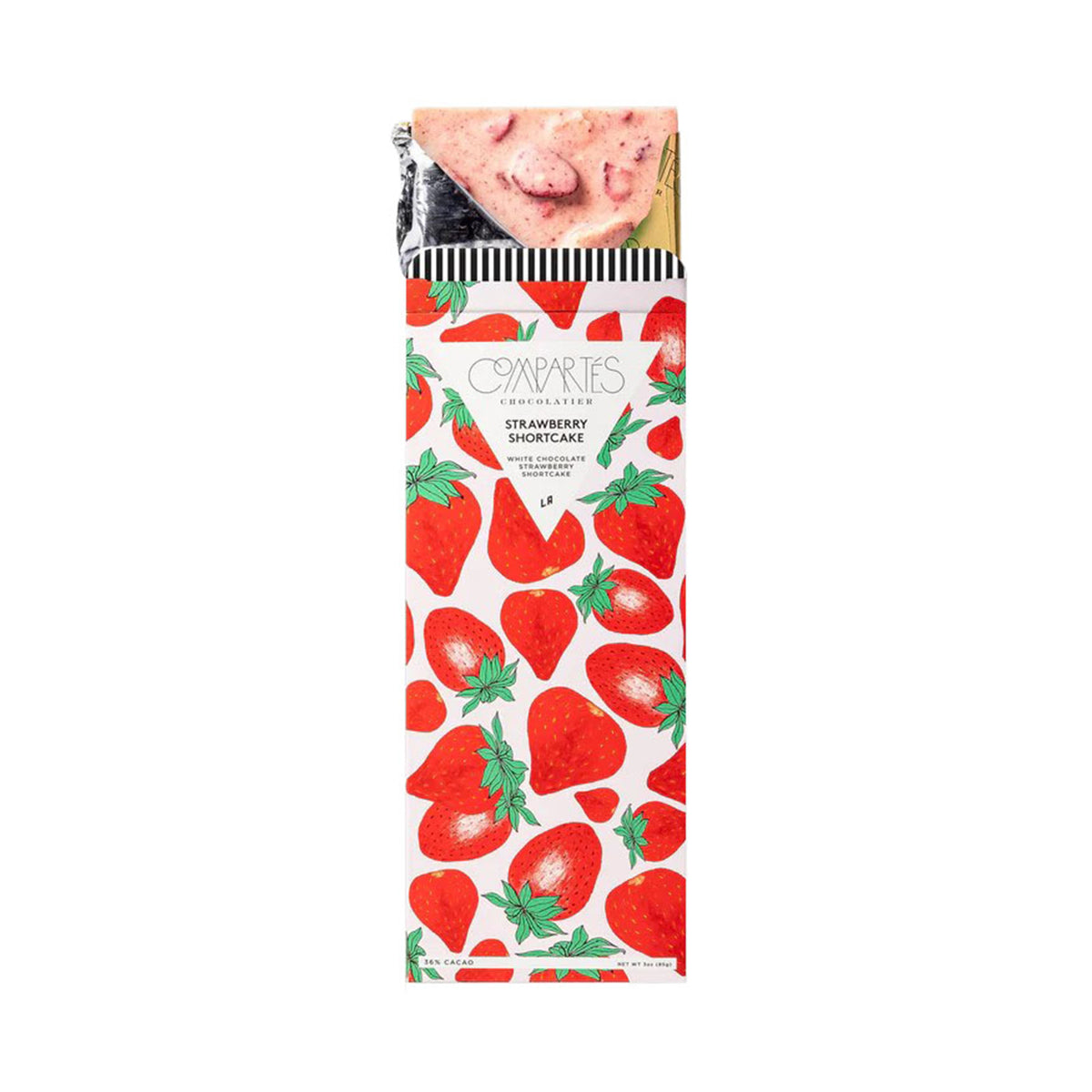 STRAWBERRY SHORTCAKE WHITE CHOCOLATE BAR