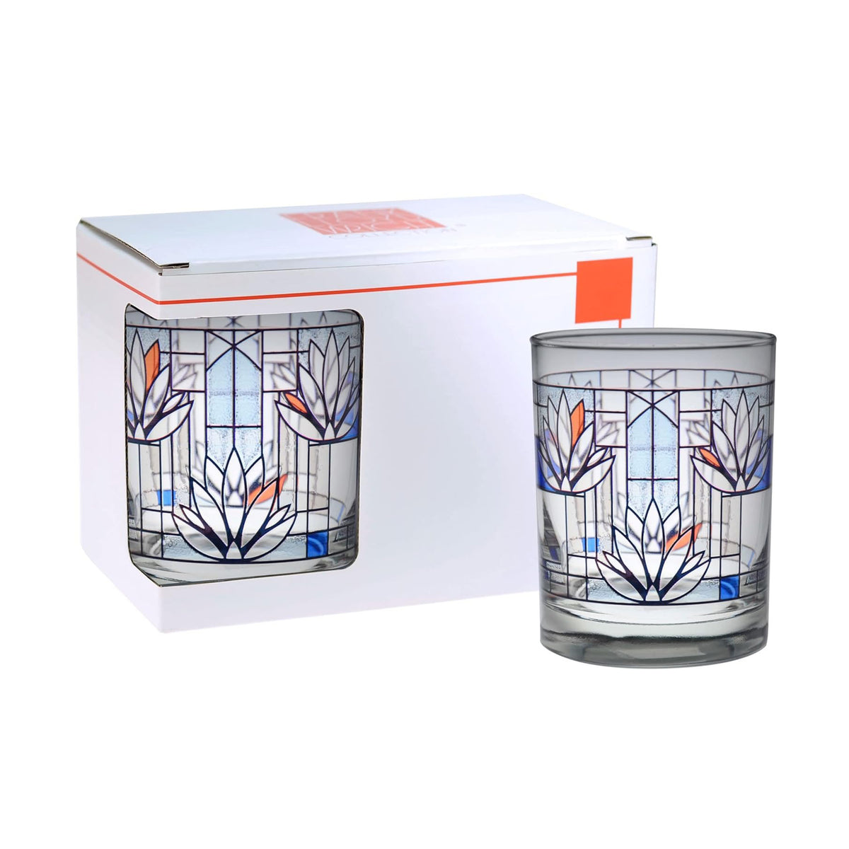 FRANK LLOYD WRIGHT GLASSES - WATERLILIES