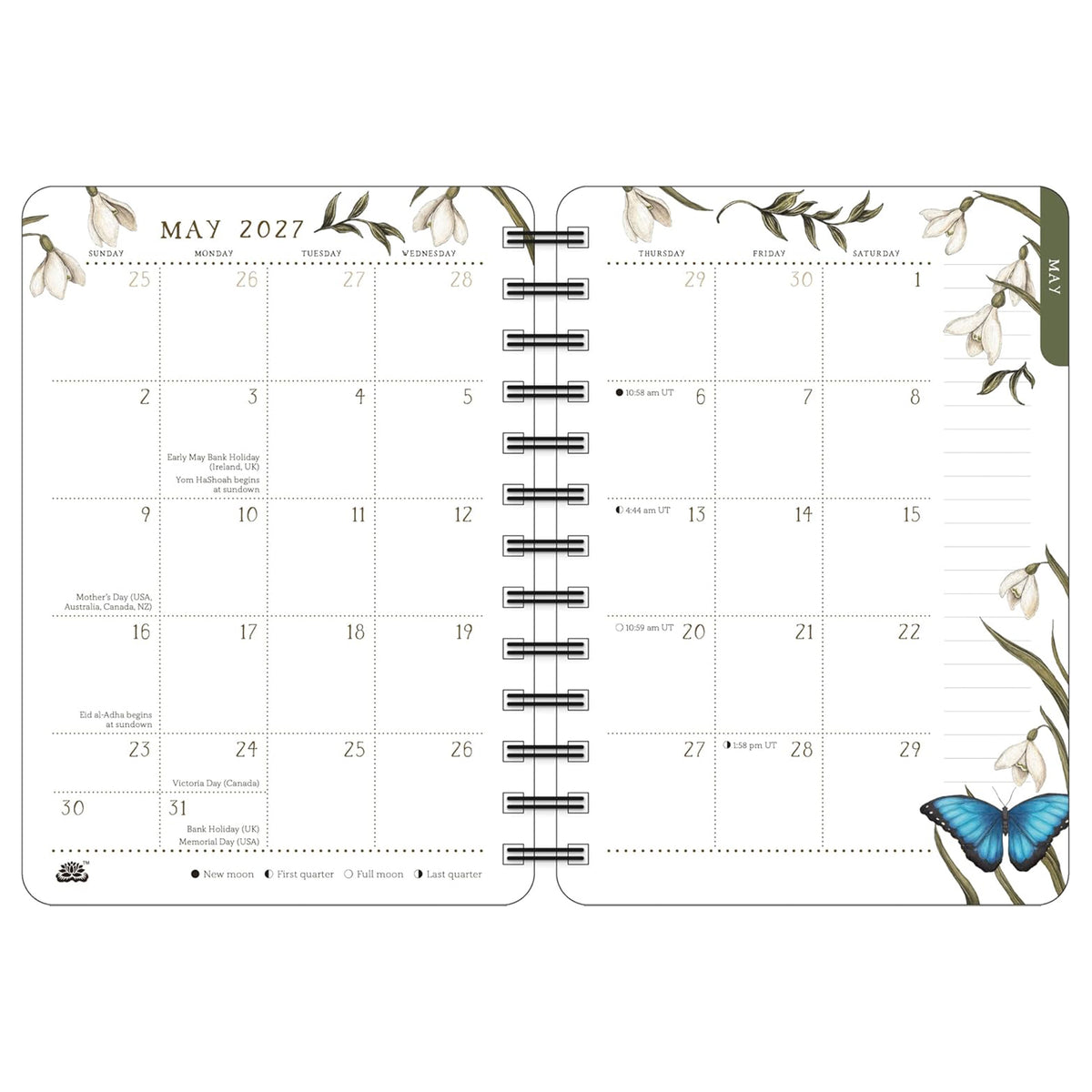 WOODLAND WARDENS WEEKLY PLANNER 2027
