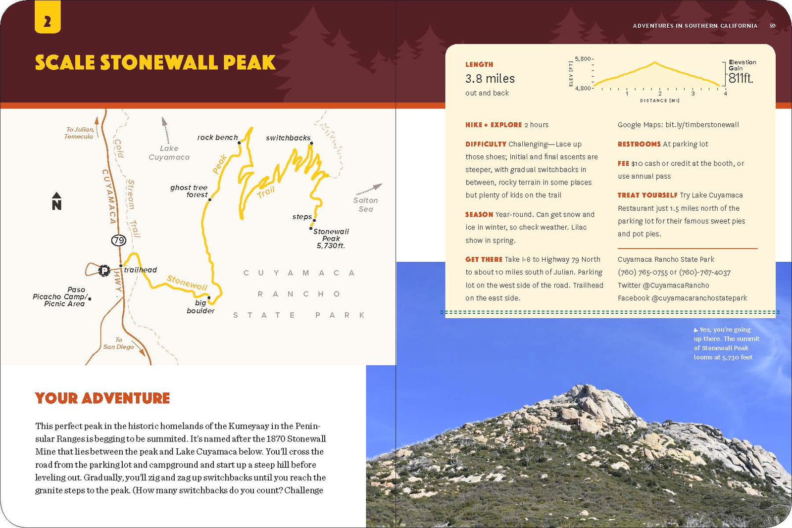Spark a Love of Nature! California kids live in a magnificent natural playground, and 50 Hikes with Kids California helps them explore its beaches, deserts, mountains, and forests. Scavenger hunts for every hike make it fun for families to learn about the region’s geology, flora, and fauna. 283 pages Paperback.