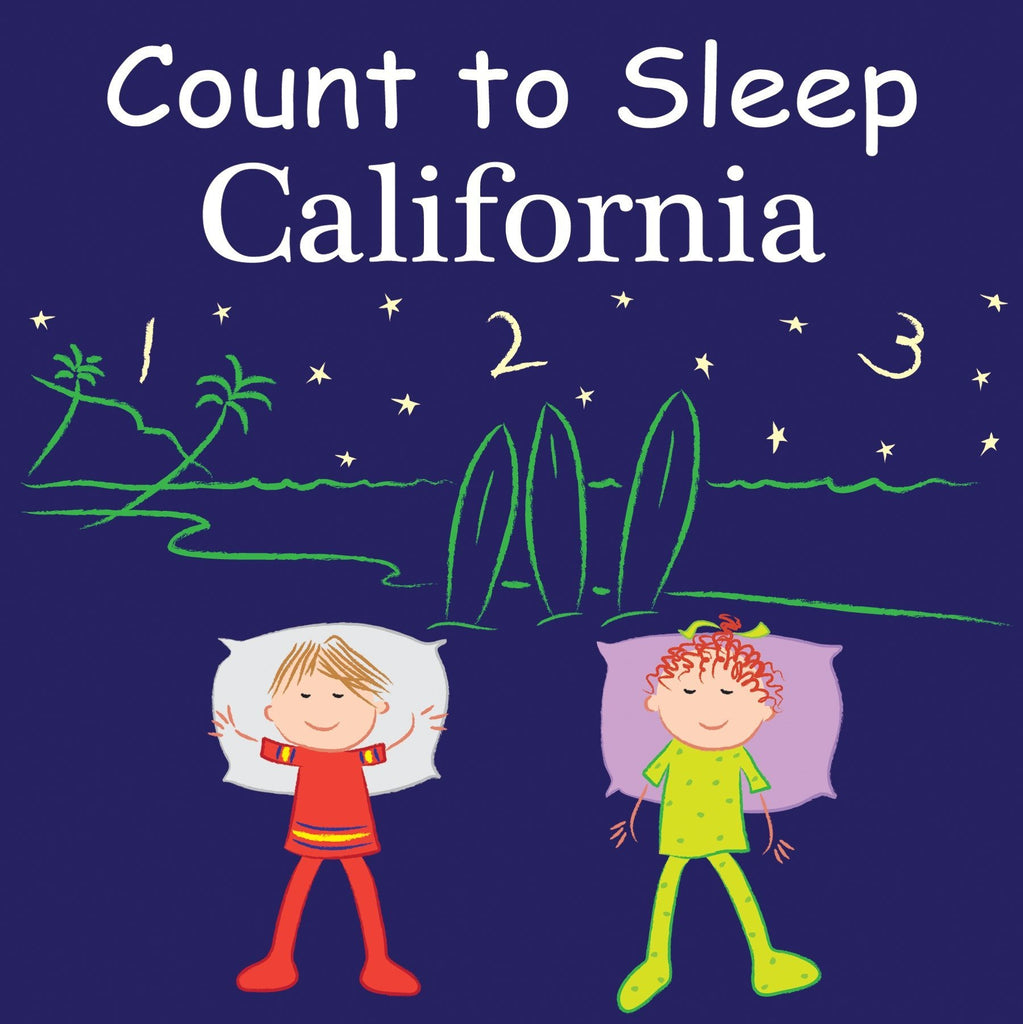 Count to Sleep California features the Pacific Ocean, Golden Gate Bridge, Hollywood, sea lions, Napa Valley, Yosemite National Park and more in this counting book. Making basic numbers fun to learn, this charming book enables children to count their way across California while discovering iconic landmarks.  0 - 3 yrs.