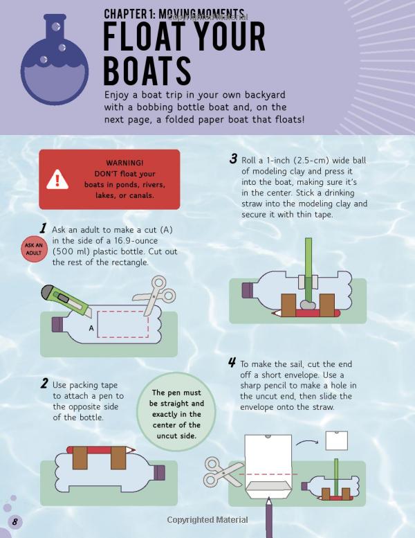 Science isn’t limited to the classroom—it can be found out in the garden! This photographic book of experiments and projects covers chemical reactions, states of matter, microbiology, and much more—all with materials and equipment that can be found at home. 8-10 years. 80 pages. Hardcover.