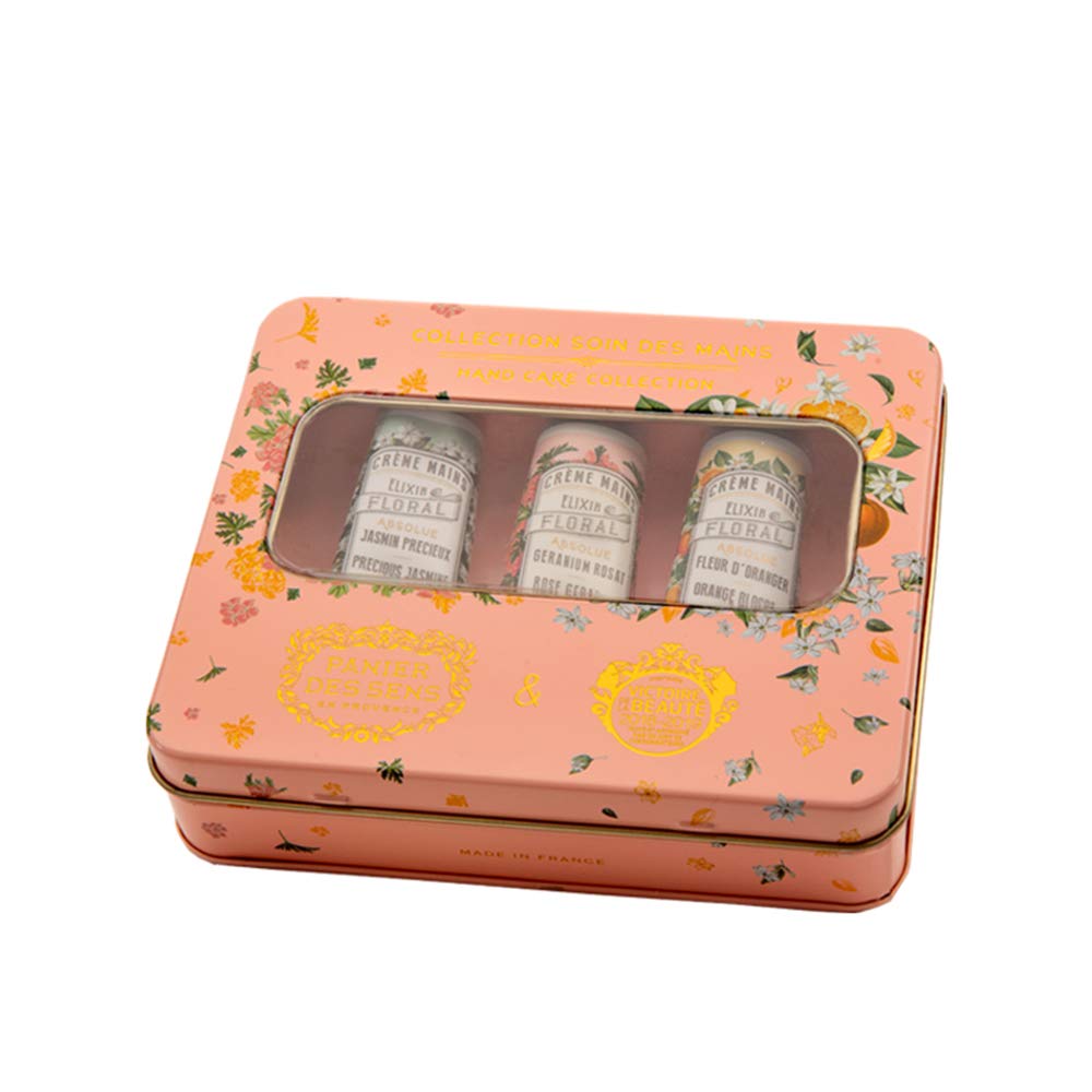 ORANGE BLOSSOM, JASMINE &amp; GERANIUM HAND CREME GIFT TIN