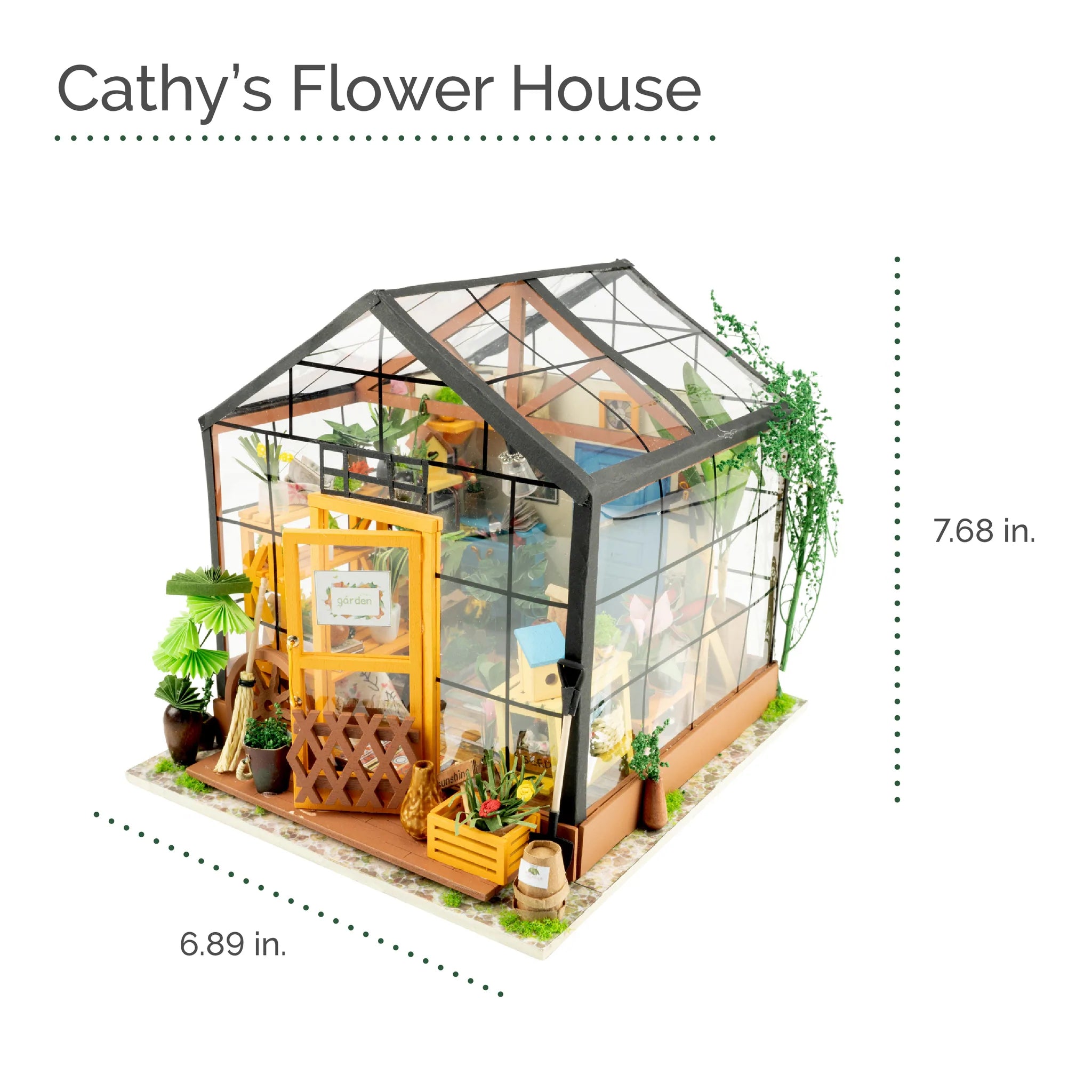 CATHY'S FLOWER HOUSE MINIATURE KIT - The Huntington Store