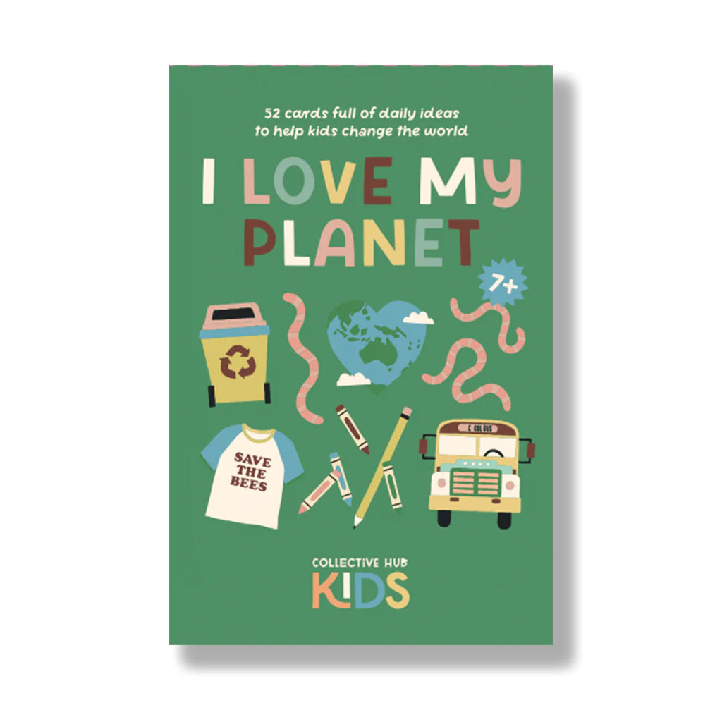52 cards full of daily ideas to help kids change the world. Our planet is incredible and has so many superpowers! To stay that way, it needs your help. Each card explains an idea to help you show your love for the Earth and keep our environment happy! Includes wooden display stand. 