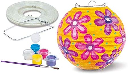 Create your own unique paper lantern and participate in an art which dates back to the Han Dynasty (25-220 AD). Begin by sketching your design carefully on the lantern or use the example on the packaging as your inspiration. Six paint colors included in the kit, along with painting tips for mixing colors. Ages 8+.