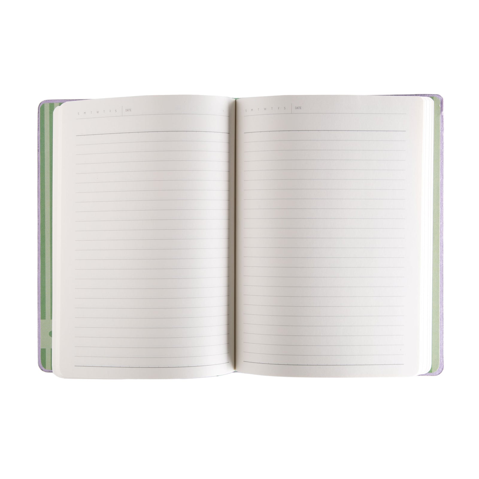 This pretty notebook is designed to inspire creativity, whether that be sketches, notes for that book you always wanted to write, or daily journalling. Featuring a cloth cover with gorgeous lavender stem embroidery, and 144 lined pages of high-quality paper. 5.75" x 8.25". Hardcover. Layflat binding. Ribbon bookmark. 