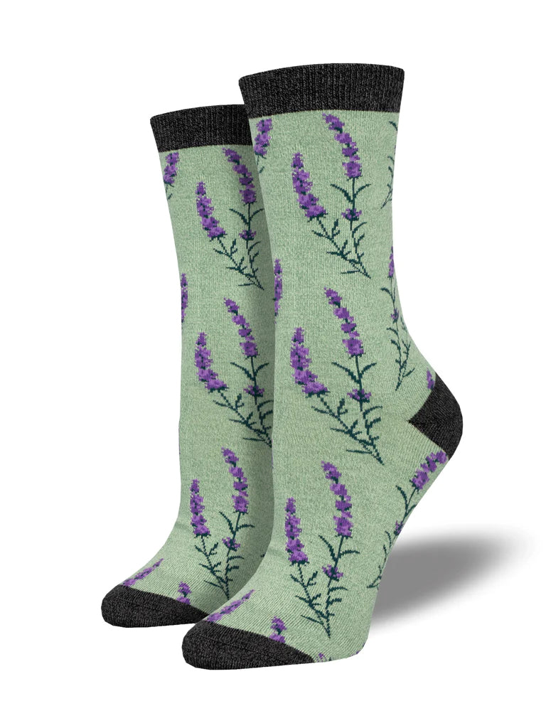 Whilst these lovely, lavender themed socks are unscented, the bamboo fiber they are made from is cooling, antibacterial and hypoallergenic, so will at least help to keep your tootsies fresh for longer! Sock size 9-11 fits U.S. women’s shoe size 5-10.5 Fiber Content: 66% Rayon From Bamboo, 32% Nylon, 2% Spandex