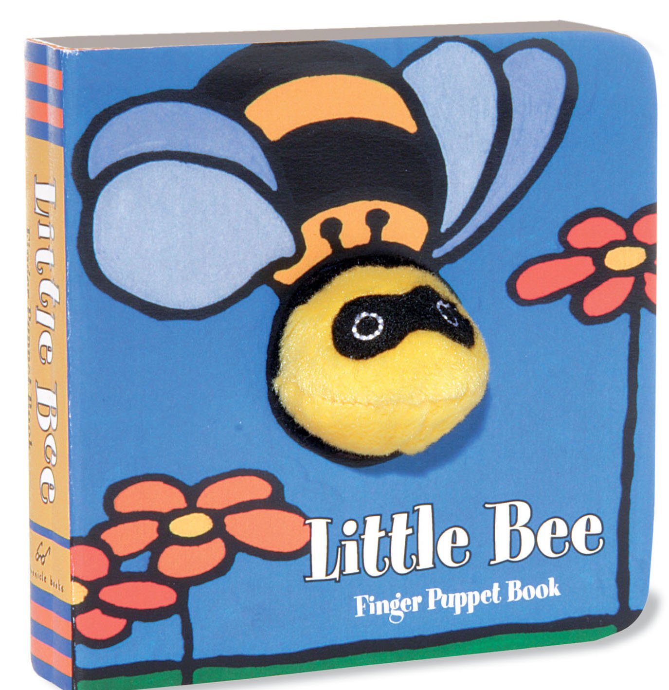 An adorable finger puppet bee peeks through a diecut hole on each page making this book an excellent and interactive way to read and play. 12 pages Board book Age: 1 - 3 years Book size: 4.5 x 1 x 4.5 inches