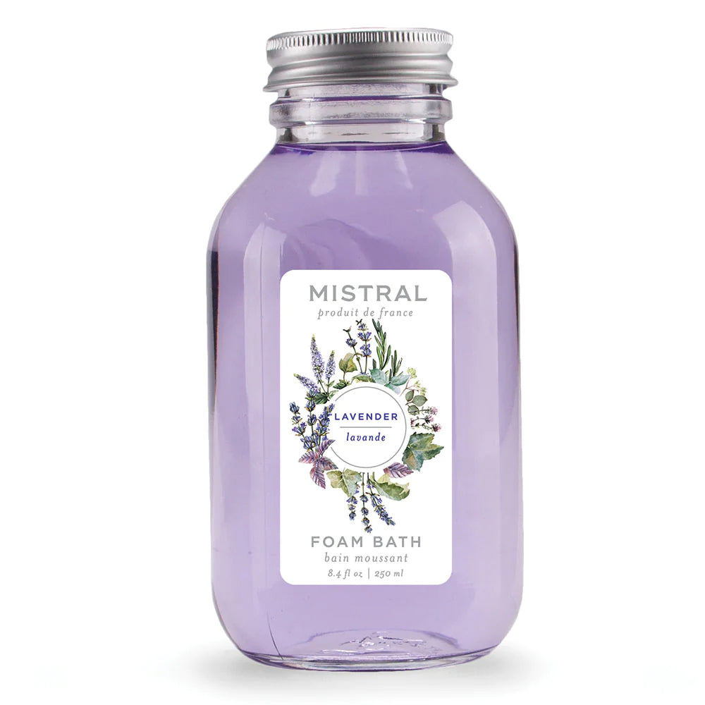 This rich gel with soothing organic chamomile generously foams in the bath, leaving skin soft, clean and delicately scented. Pure Lavender from Provence makes for a relaxing bath experience. Presented in an attractive glass bottle. Gentle pH balanced formula No parabens or phthalates 8.4 fl oz Made in France.