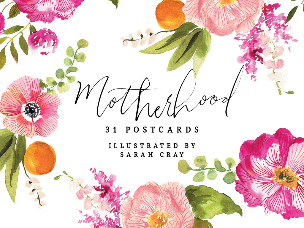 A celebration of motherhood in a collection of beautiful postcards. Send a special note to the one who carried you for nine months or to the one who embodies the meaning of mom in your life. Each postcard can serve as a standalone token of affection or as the perfect finishing touch to a gift. 31 tear-out postcards.