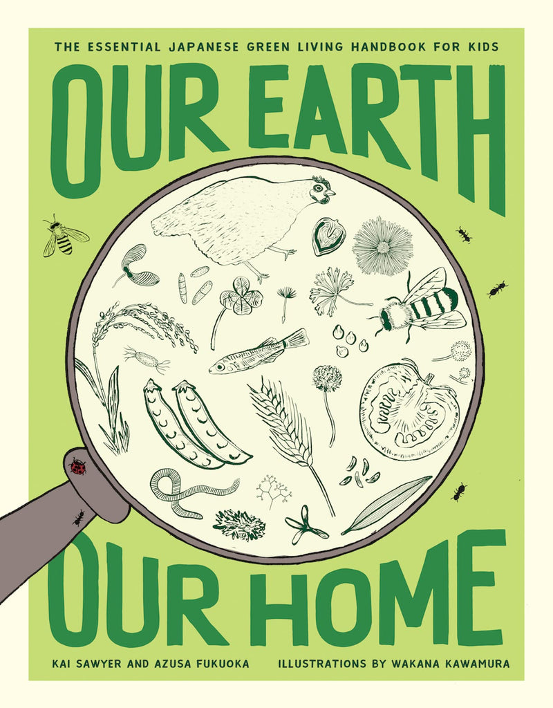 Beautifully illustrated guide from Japan for forward-thinking kids and parents on how-to live in harmony with our earth—contains sections on DIY crafts, design thinking, mindfulness, gardening, eating, permaculture, and more. 144 pages Recommended age group: 8-12 yrs/ Grade 3-7 Softcover.