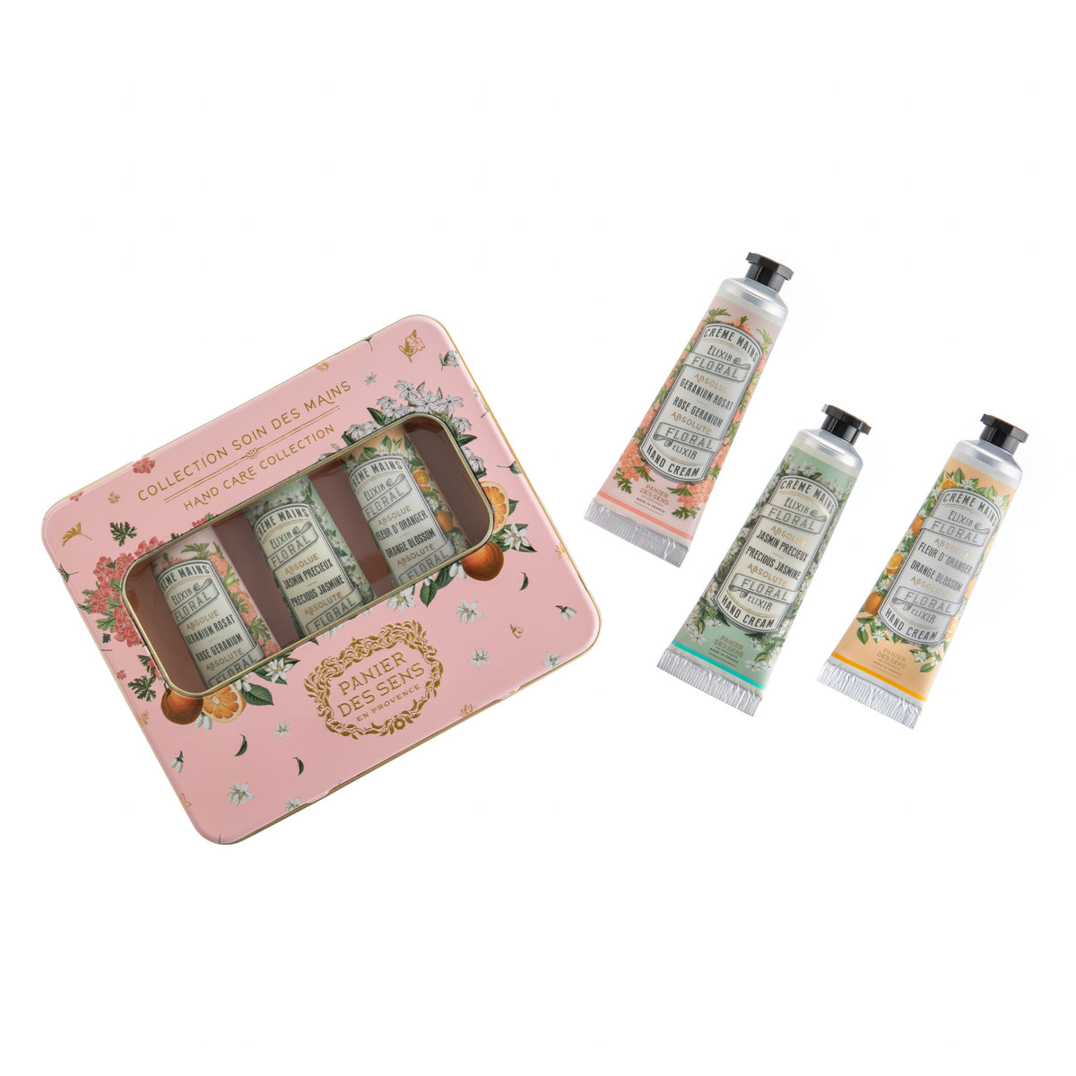 ORANGE BLOSSOM, JASMINE &amp; GERANIUM HAND CREME GIFT TIN