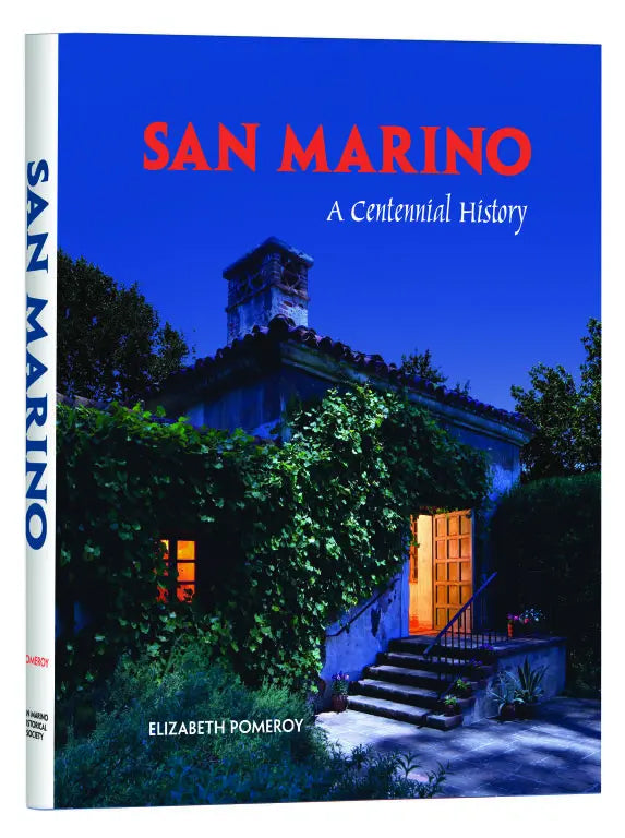 San Marino: A Centennial History traces the history of the first century of the city. This deluxe hardcover book incorporates original research and includes full color photos, maps and text. Follow the transition from the area's rich agricultural ranches to the establishment of San Marino as a city. 244 pages .