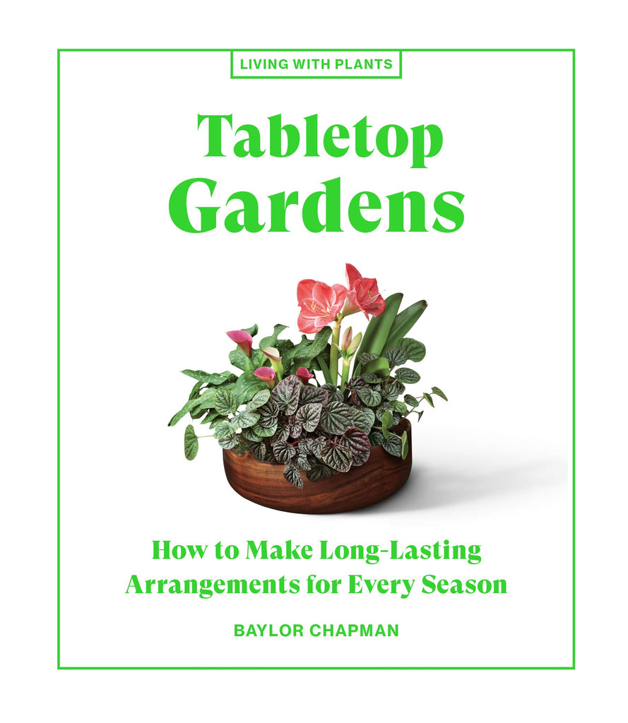 Instead of picking up fresh-cut flowers from the supermarket or florist, discover how to create lasting flower arrangements using living plants. From plant designer Baylor Chapman, here are thirty projects for beautiful centerpieces. 112 pages Hardcover.