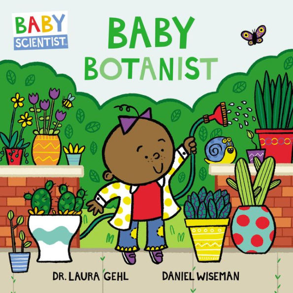 Baby Botanist is an adorable board book that brings fun, accessible science concepts to baby’s world using simple language, recognizable settings, and vibrant art. Baby Botanist studies plants. In her lab coat, she looks at plants both large and small. She finds plants growing in many places. Newborn - 4 years.