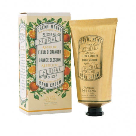 This silky hand cream helps nourish and protect the skin. An ultimate beauty ritual, the formula contains olive oil for daily soft and supple hands. Gorgeous orange blossom scent. Fleur d'Oranger : A sparkling, tangy floral fragrance with Orange Blossom Absolute.   96% natural ingredients. Vegan. Made in France.