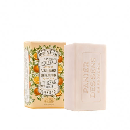 A multi-use creamy bar soap with a lightweight and smooth formula that is rich in olive, grape seed and avocado oils. Divine orange blossom scent. Its citrus freshness reflects the Mediterranean brightness, a true ode to the light and lightness. 97% natural ingredients Vegan. Made in France.